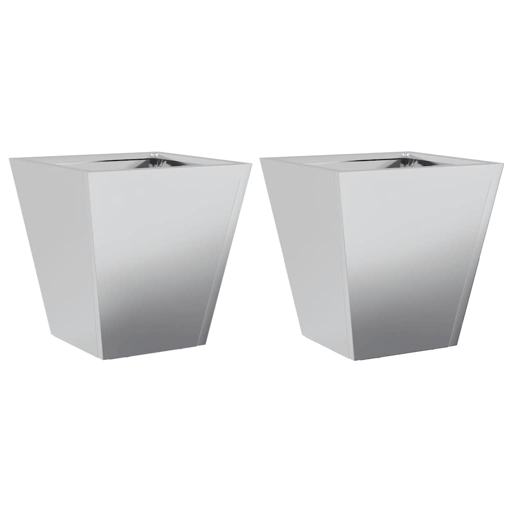 plantekrukker 2 stk. 30x30x30 cm galvaniseret stål