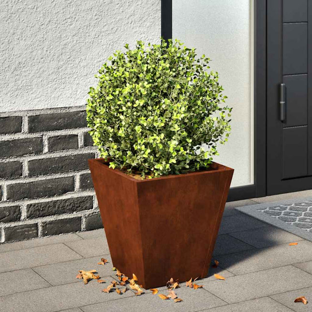 Havekrukker 2 stk. 30x30x30 cm i vejrbestandigt stål