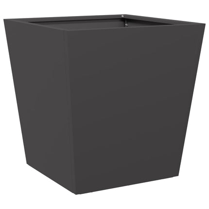 plantekrukke 40x40x40 cm stål sort