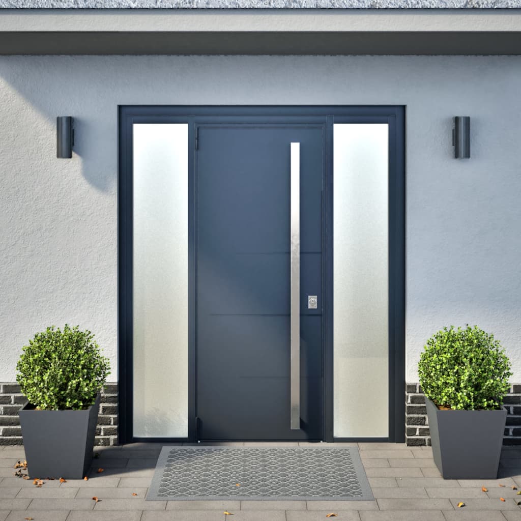 plantekrukker 2 stk. 40x40x40 cm stål antracitgrå