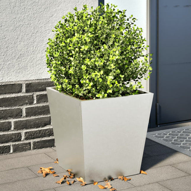 plantekrukker 2 stk. 40x40x40 cm rustfrit stål