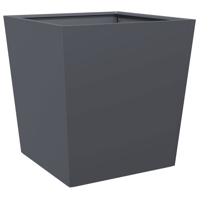 plantekrukke 50x50x50 cm stål hvid