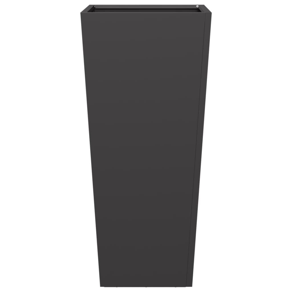 plantekrukke 35x35x75 cm stål sort