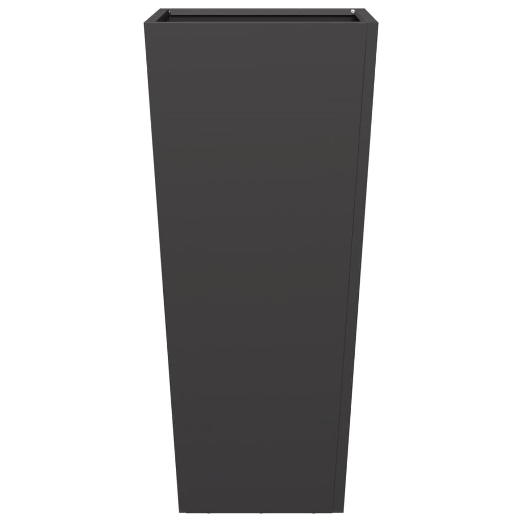 plantekrukke 35x35x75 cm stål sort