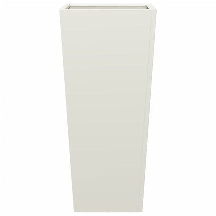 plantekrukker 2 stk. 35x35x75 cm stål hvid
