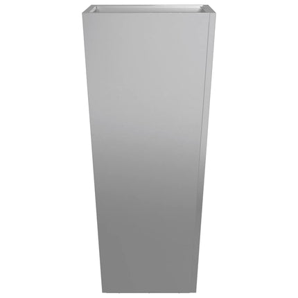 plantekrukker 2 stk. 35x35x75 cm galvaniseret stål