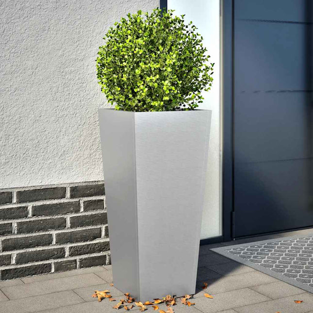 plantekrukker 2 stk. 35x35x75 cm galvaniseret stål