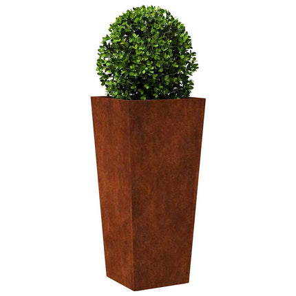 Havekrukker 2 stk 35x35x75 cm Forvitringsstål