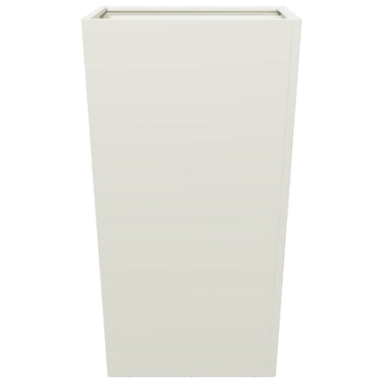 plantekrukker 2 stk. 45x45x75 cm stål hvid
