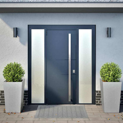 plantekrukker 2 stk. 45x45x75 cm galvaniseret stål