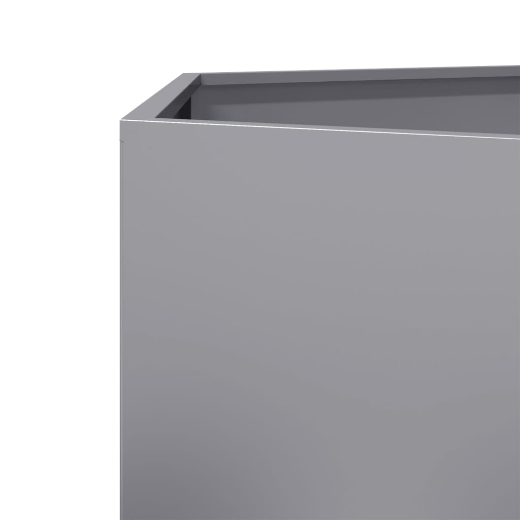 Havekrukker 2 stk 46x40x45cm sekskantet galvaniseret stål sort