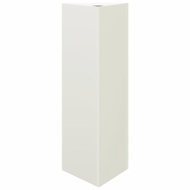 plantekrukke 30x26x75 cm trekantet stål hvid