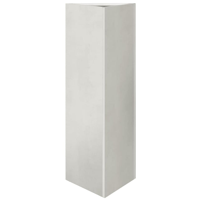 plantekasse 30x26x75 cm trekantet rustfrit stål