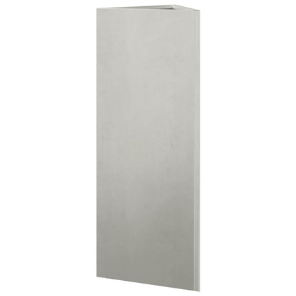 plantekasse 30x26x75 cm trekantet rustfrit stål