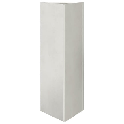 plantekrukker 2 stk. 30x26x75 cm trekantet rustfrit stål sort