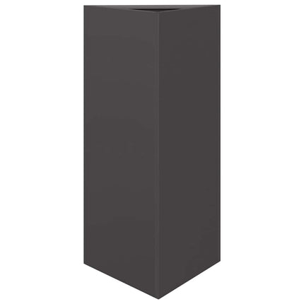 plantekrukke 40x34,5x75 cm trekantet stål sort