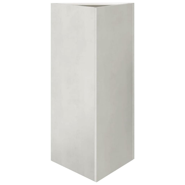 plantekrukke 40x34,5x75 cm trekantet rustfrit stål