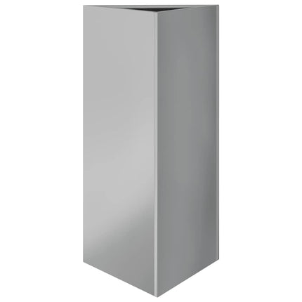 plantekasser 2stk. 40x34,5x75 cm trekantet galvaniseret stål