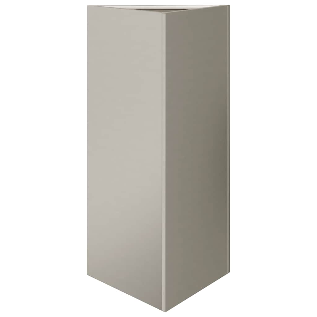 plantekasser 2stk. 40x34,5x75 cm trekantet vejrbestandigt stål