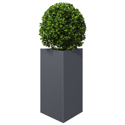 plantekrukke 50x43x75 cm trekantet stål antracitgrå