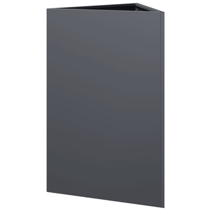 plantekrukke 50x43x75 cm trekantet stål antracitgrå
