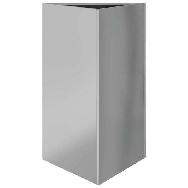 plantekasse 50x43x75 cm trekantet galvaniseret stål