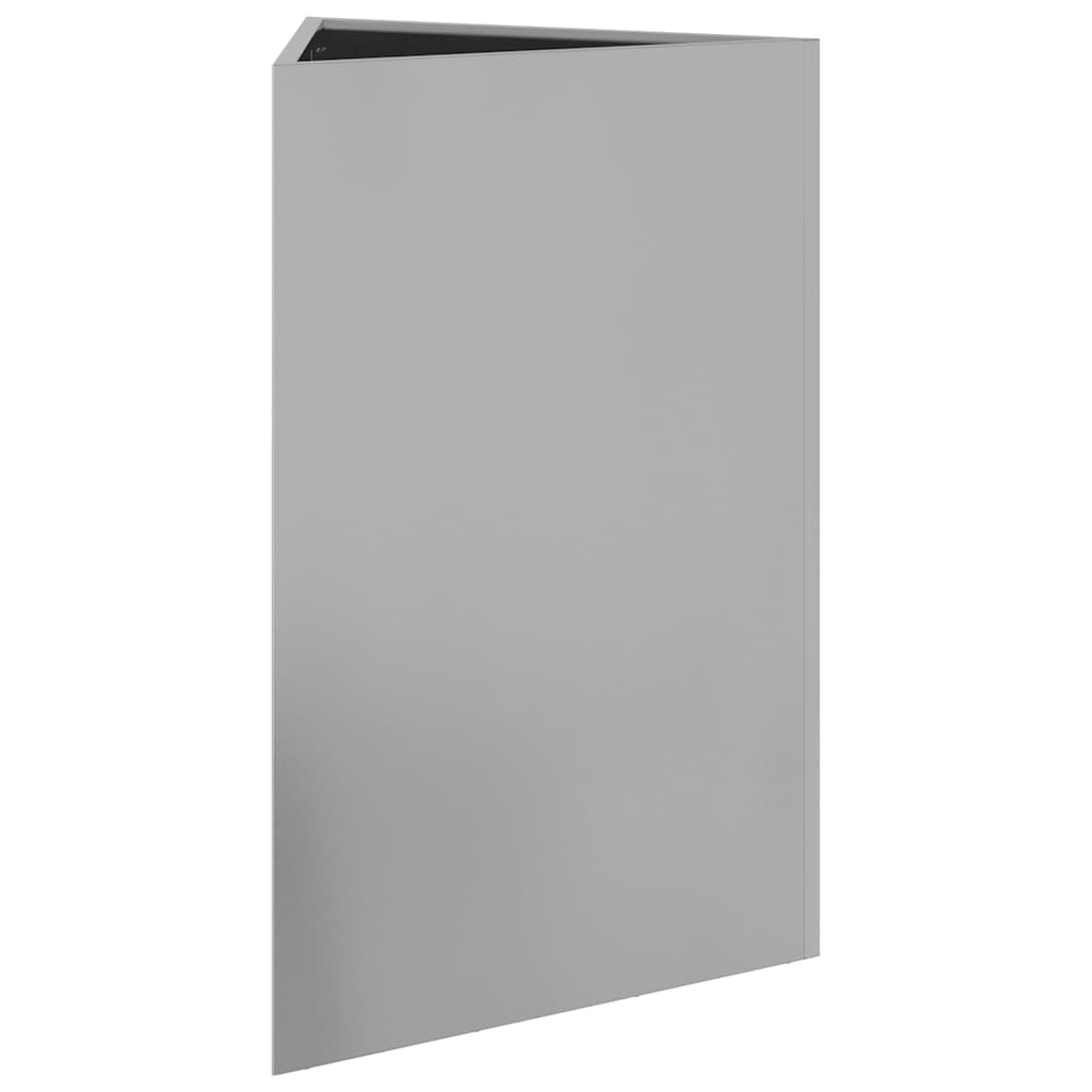 plantekasse 50x43x75 cm trekantet galvaniseret stål