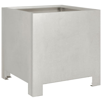 plantekrukker 2 stk. 30x30x30 cm rustfrit stål