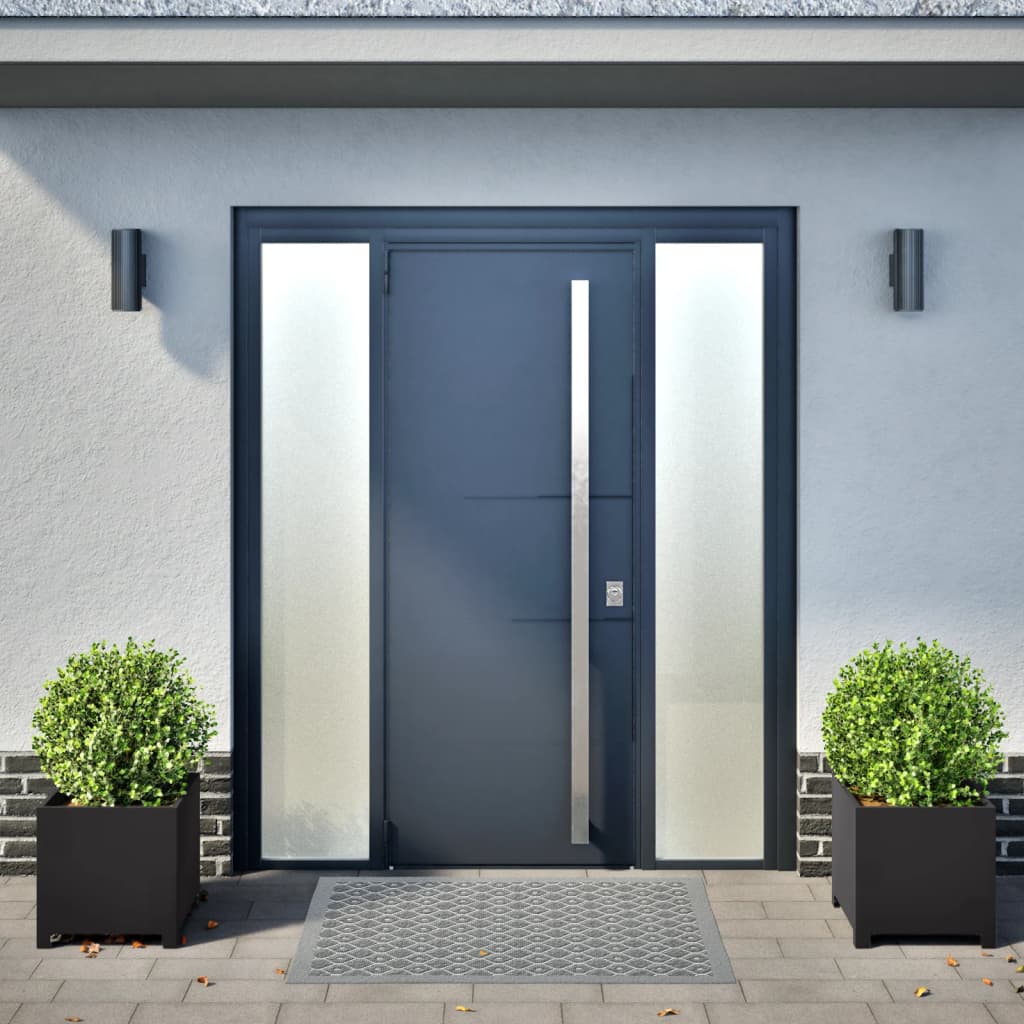 plantekrukker 2 stk. 40x40x40 cm stål sort