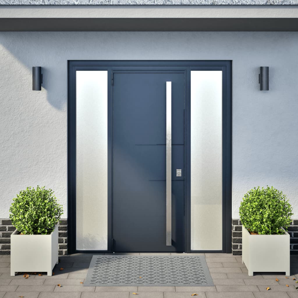 plantekrukker 2 stk. 40x40x40 cm stål hvid