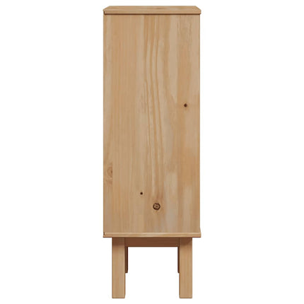 vægskab til badeværelse OTTA 35x30x55 cm massivt fyrretræ