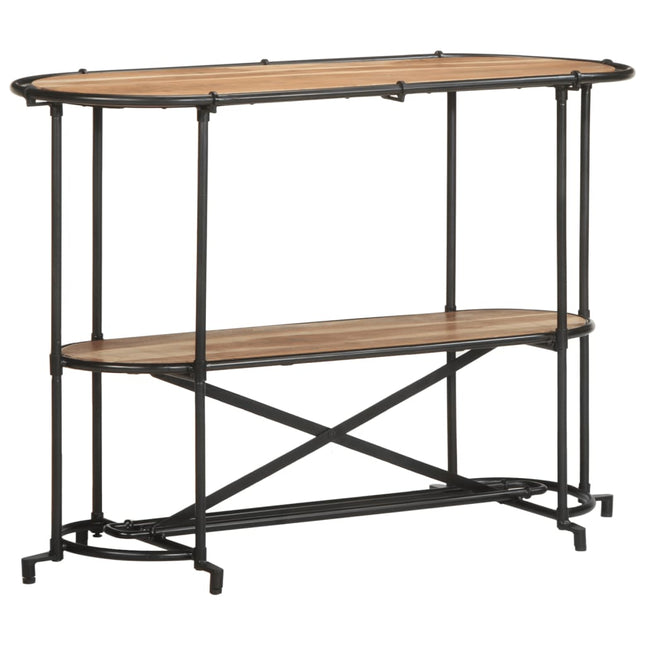 konsolbord 110x42x76 cm massivt akacietræ