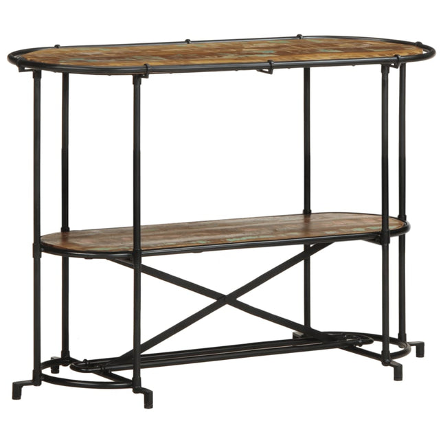 konsolbord 110x42x76 cm massivt genbrugstræ