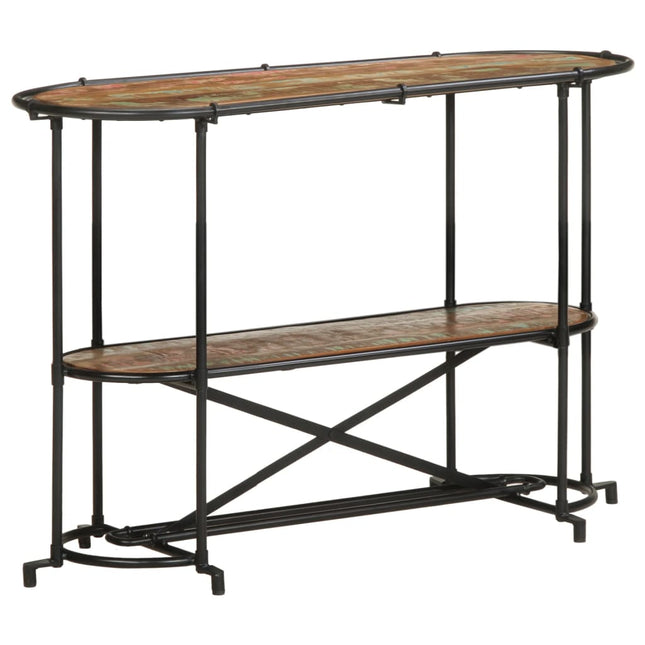 konsolbord 110x42x76 cm massivt genbrugstræ