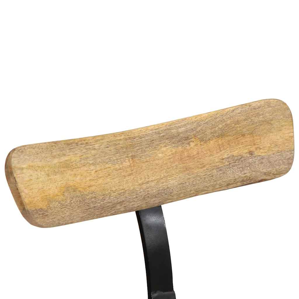 barstole 2 stk. 49x43x88 cm massivt mangotræ