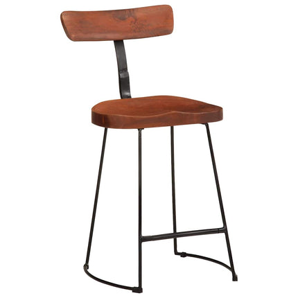 barstole 2 stk. 49x43x79 cm massivt mangotræ
