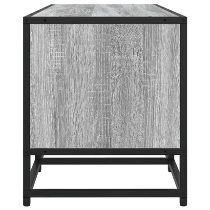 tv-bord 180x35x41 cm konstrueret træ grå sonoma-eg