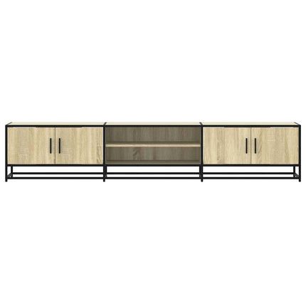 tv-bord 210x35x41 cm konstrueret træ sonoma-eg