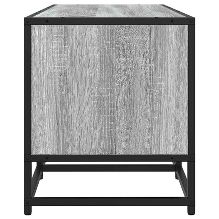 tv-bord 210x35x41 cm konstrueret træ grå sonoma-eg