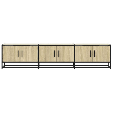 tv-bord 180x35x41 cm konstrueret træ sonoma-eg