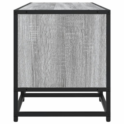 tv-bord 180x35x41 cm konstrueret træ grå sonoma-eg