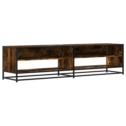 tv-bord 180,5x40x46 cm konstrueret træ røget egetræsfarve