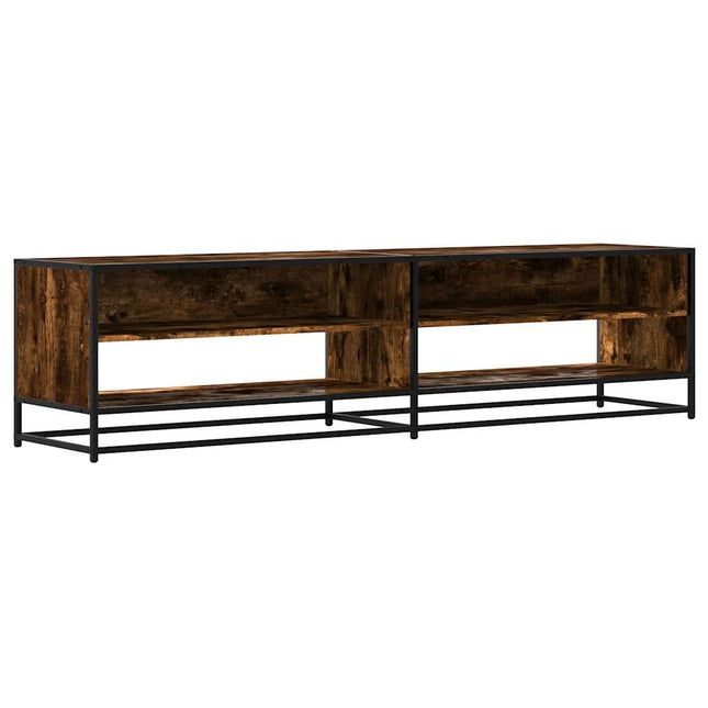 tv-bord 180,5x40x46 cm konstrueret træ røget egetræsfarve