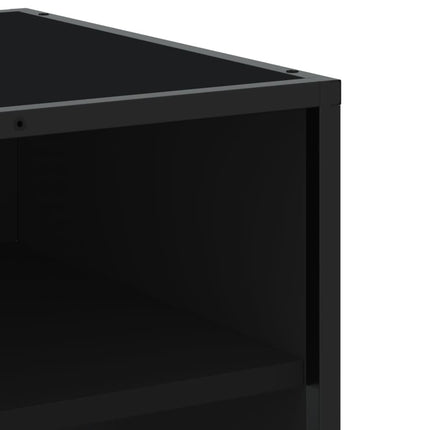 tv-bord 180x40x46 cm konstrueret træ sort