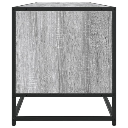 tv-bord 180x40x46 cm konstrueret træ grå sonoma-eg
