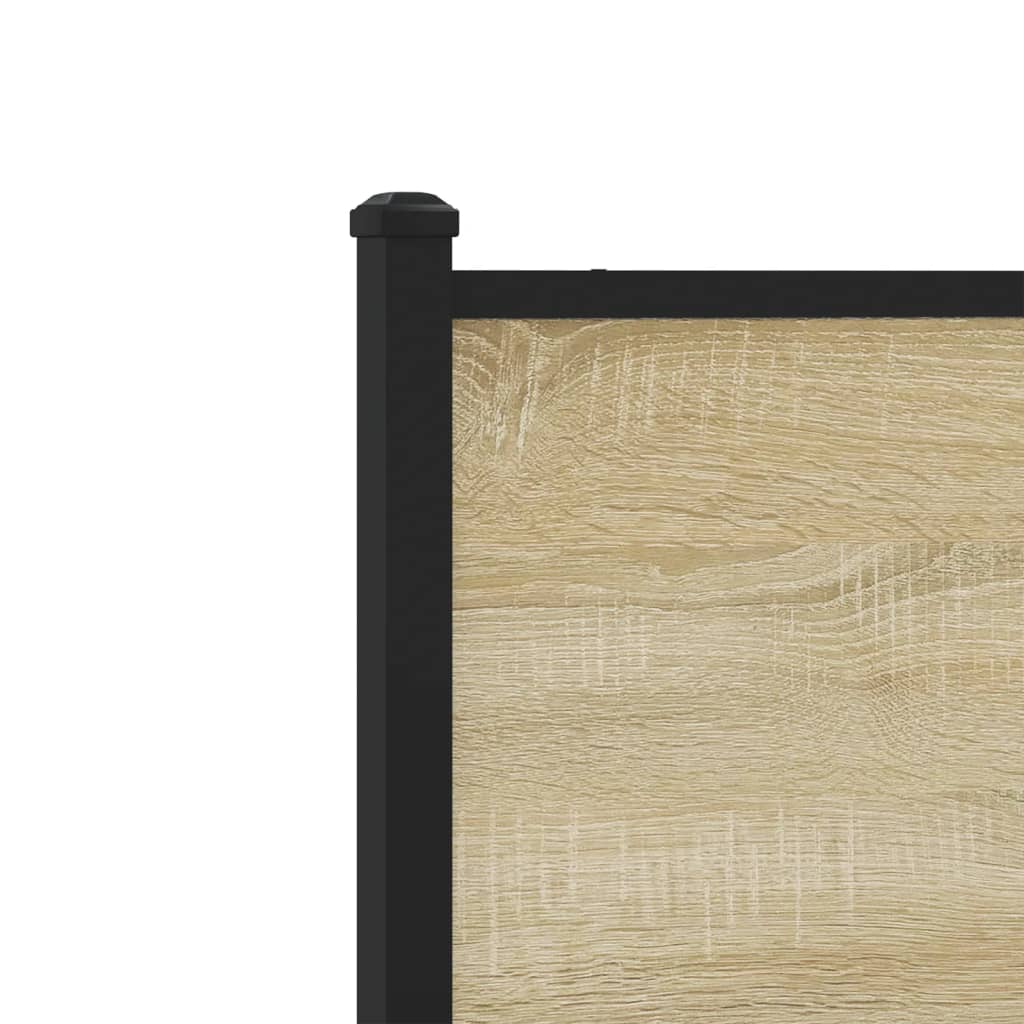 sengeramme uden madras 200x200 cm metal sonoma-eg
