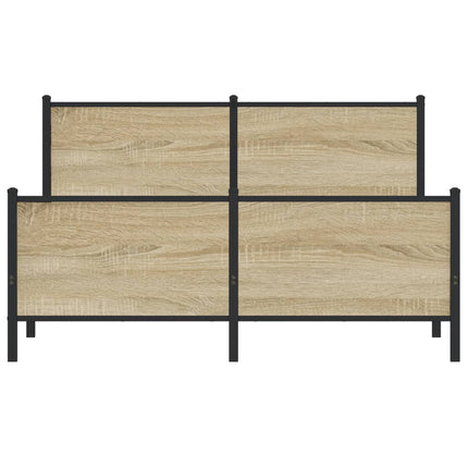 sengeramme uden madras 160x200 cm metal sonoma-eg