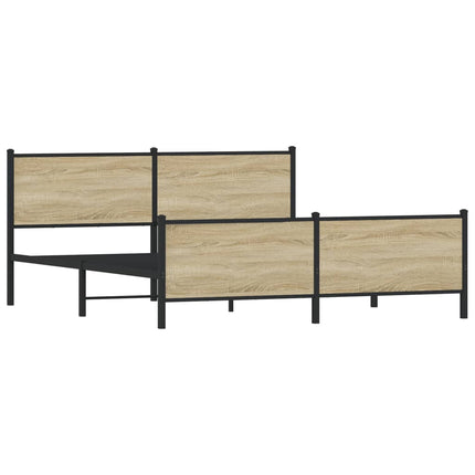 sengeramme uden madras 193x203 cm metal sonoma-eg