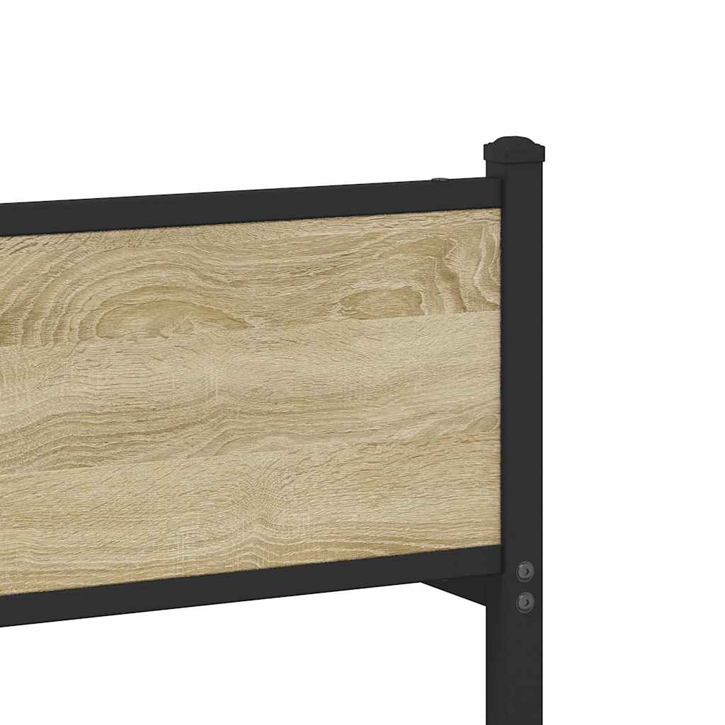 sengeramme uden madras 193x203 cm metal sonoma-eg