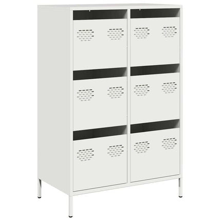 skab 68x39x101,5 cm stål hvid